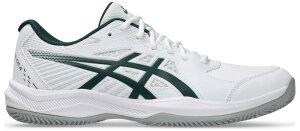 アシックス メンズ テニスシューズ COURT SLIDE 4 CLAY/OC オムニ・クレー(WHITE/SAXON GREEN・サイズ:23.0cm) 1041A491-100-23.0 asics