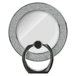 AAUXX iRing Mag Glitter MagSafe�Ή��X�}�z�����O�i�V���o�[�j UMS-IR18MGSL