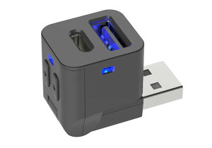 �J�V���� Type-C1�|�[�g/USB1�|�[�g USB���� ��U�莮 DC-066