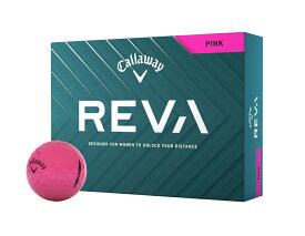 キャロウェイ REVA ゴルフボール 1ダース 12個入り(ピンク) REVA25-PINK-12PCallaway ゴルフ