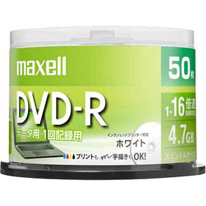 }NZ f[^p16{ΉDVD-R 50pbN 4.7GB zCgv^u DR47PWE.50SP