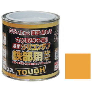 ニッペ 油性シリコンタフ 0.2L イエロー 4976124218217