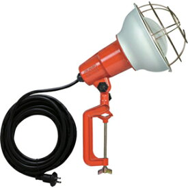 RE305 ハタヤリミテッド 防雨型作業灯　リフレクターランプ300W　100V電線5m　バイス付