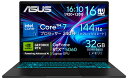 ASUS｜エイスース 16型 ゲーミングノートパソコン ASUS Gaming V16 (Core 7/ メモリ 32GB/ SSD 1TB/ GeForce RTX 5060)ブラック V3607VM-C7321R5060W