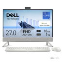DELL｜デル 27型 オールインワンデスクトップパソコン Dell 27 AIO EC27250（Core i7/ メモリ 16GB/ 1TB SSD/ Officeあり）-　パールホワイト AD69-FNHBNJ