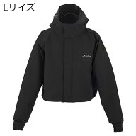 エクセル 透湿ショートレインジャケット Lサイズ（ブラック） FP-5005/L FINAL PERFECTION