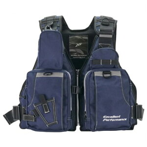 エクセル ゲームフローティングベスト フリーサイズ(ネイビー) NF-2260/NV Celacanz ライフジャケット