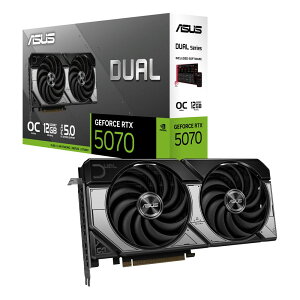 ASUSbGCX[X ASUS NVIDIA GeForce RTX 5070 fAt@ OtBbN{[h DUAL-RTX5070-O12G