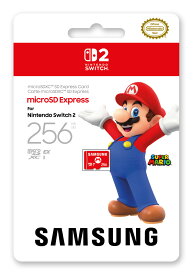 サムスン 【Switch2】Samsung microSD Express Card 256GB for Nintendo Switch 2 [BEE-A-SD01B NSW2 Samsung microSD Express 256GB]