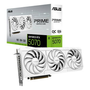 ASUSbGCX[X ASUS PRIME GeForce RTX 5070 White OC Edition 12GB GDDR7 gvt@ OtBbN{[h PRIME-RTX5070-O12G-WHITE