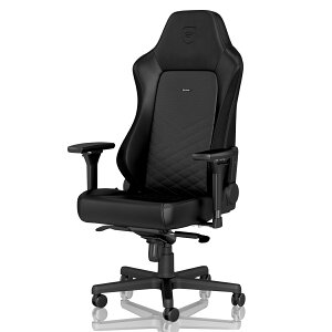 noblechairs �Q�[�~���O�`�F�A HERO�i�u���b�N�j NBL-HRO-PU-BLA-SGL �m�[�u���`�F�A�[�Y�@�q�[���[�@�I�t�B�X�`�F�A�@���[�L���O�`�F�A [NBLHROPUBLASGL]