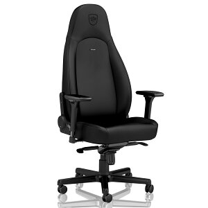 noblechairs �Q�[�~���O�`�F�A ICON BLACK EDITION NBL-ICN-PU-BED-SGL �m�[�u���`�F�A�[�Y�@�A�C�R���@�u���b�N�G�f�B�V�����@�}�b�g�u���b�N [NBLICNPUBEDSGL]