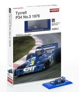  1/64 KYOSHO MINI CAR  BOOK No.21 Tyrrell P34 1976 No.3y{͌^ʌizyK07038B1z ~jJ[