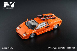 Finclassically 1/64 Countach LP5000 Orange Sled EditionyFY64097z ~jJ[