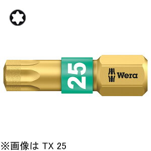 Wera 867/1 �g���N�X BDC �g���N�X�r�b�g �o�C�g�[�V�����_�C���R�[�e�B���O TX30 �n��25mm 066108