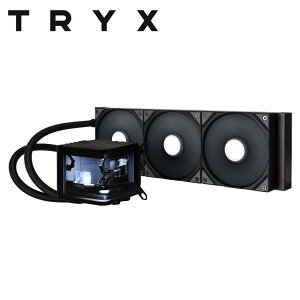 TRYXbgCGbNX PANORAMA 360mm AIO Liquid Cooler L^AMOLEDfBXv[ ȈՐCPUN[[iubNj L-P360N-DS3M-G1K