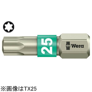 Wera 3867/1 TS �g���N�X �X�e�����X�g���N�X�r�b�g TX20 �n��25mm 071034 05071034001