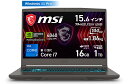 MSI｜エムエスアイ ゲーミングノートパソコン Thin 15 B13V（15.6型/Windows 11 Pro/Core i7/メモリ 16GB/SSD 1TB/GeForce RTX 4060 /日本語配列キーボード）コスモスグレイ Thin-15-B13VF-1857JP