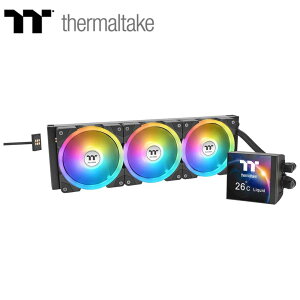 Thermaltake�b�T�[�}���e�C�N CPU�N�[���[ MAGFloe 360 Ultra Black All-In-One Liquid Cooler System�i�u���b�N�j CL-W432-PL12SW-A