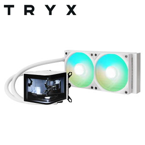 TRYXbgCGbNX PANORAMA 240mm AIO Liquid Cooler ARGB L^AMOLEDfBXv[ ȈՐCPUN[[izCgj L-P240A-AS2M-G0W