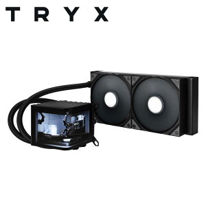 TRYXbgCGbNX PANORAMA 240mm AIO Liquid Cooler L^AMOLEDfBXv[ ȈՐCPUN[[iubNj L-P240N-DS2M-G0K