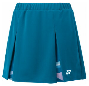 ヨネックス レディース スカート(インナースパッツ付)(ティールブルー・サイズ:XO) YO-26172-817-XO YONEX