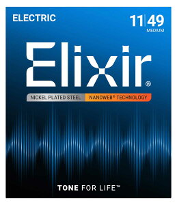 GNT[ GLM^[iMedium/.011-.049j 12102(ELIXIR) Elixir Anti-Rust NANOWEB Medium