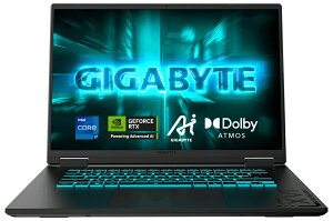 GIGABYTEbMKoCg 16^ Q[~Om[gp\R A16(Core i7/ 32GB/SSD 1TB/GeForce RTX 5060/{L[{[h)ubNX`[ GAMING A16 CVHI3JP864SP