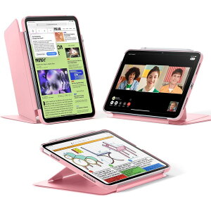 ESR Flip�}�O�l�b�g�P�[�X �y���V���z���_�[���� iPad A16 (11�C���`/2025���f��)iPad ��10���� (10.9�C���`/2022���f��) �Ή� (Pink) 1B21200303