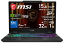 MSI｜エムエスアイ ゲーミングノートパソコン Cyborg 15 B2RW（15.6型/Windows 11 Home/Core 7/メモリ 32GB/SSD 1TB/GeForce RTX 5060 /日本語配列キーボード）オデッセイグレイ ＆ スケルトン Cyborg-15-B2RWFKG-1153JP