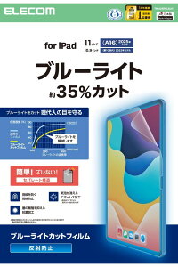 �G���R�� iPad(A16)11�C���`(��10����)10.9�C���` �t�B���� ���˖h�~ �u���[���C�g�J�b�g TB-A25RFLBLN