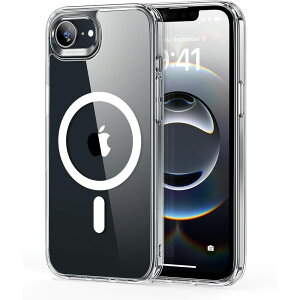 ESR iPhone 17e/16e��p�}�O�l�b�g�Ή��P�[�X�iClear�j HaloLock Classic Hybrid Case 1A84200102