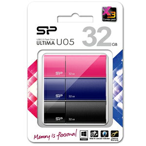 Silicon PowerbVRp[ USB2.0Ή tbV 32GBi3{pbNj XChV[Y Ultima U05 SP096GBUF2U05VCM