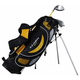 U.S.アスリート ジュニア用 ゴルフ クラブセット 4本セット スタンドバッグ付 イエロー6〜8歳対象（身長110〜130cm） USCS-5755 YL U.S.Athlete