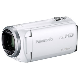 HC-V480MS-W パナソニック デジタルハイビジョンビデオカメラ「HC-V480MS」(ホワイト)