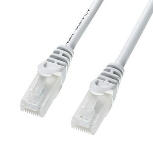 �T�����T�v���C �c���܂�h�~ �X�^���_�[�h CAT5e LAN�P�[�u���i1m�E�z���C�g�j LA-Y5TS-01