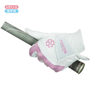 ニコテラ ニコテラ レディース・ゴルフグローブ 両手用(ホワイト・S) NTGL-3407 WH S Nicotera