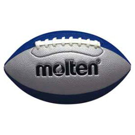 MT-Q3C2500SB モルテン ラグビーボール Molten　フラッグフットボールミニ シルバー×ブルー　横の周囲40～42cm