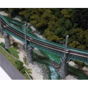 鉄道模型 カトー 大放出セール Nゲージ 20-823 R448-60° カーブ鉄橋セット ユニトラック おすすめ特集 緑