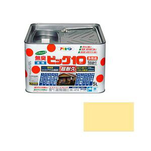 アサヒペン 水性ビッグ10多用途 5L(クリーム) ビツグ10タヨウト5L CR