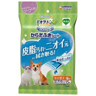 デオクリーン からだふきシート 中大型犬用 やわらかなソープの香り 15枚 ユニ・チャーム カラダフキシ-…
