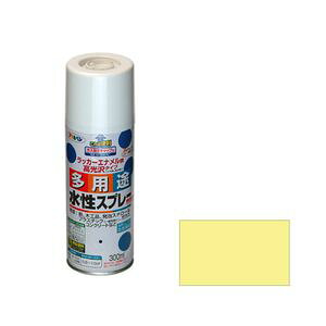 アサヒペン 水性多用途スプレー 300ml(カントリークリーム) タヨウトスプレ-300ML CUNC