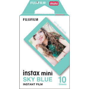 INSTAX MINI BLUEWW 富士フイルム インスタントカラーフィルム instax mini SKY BLUE（スカイブルー）10枚入り