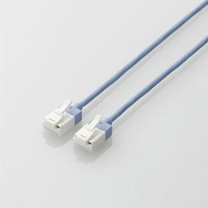 �G���R�� �c���܂�h�~ �X�^���_�[�h �X�[�p�[�X����LAN�P�[�u�� Cat6A���� 0.5m�i�u���[�j LD-GPASST/BU05
