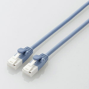 �G���R�� �c���܂�h�~ �X�^���_�[�h ���炩LAN�P�[�u��Cat6A���� 1.5m�i�u���[�j LD-GPAYT/BU15
