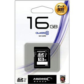 HDSDH16GCL10DS HIDISC SDHCメモリーカード 16GB CLASS10 UHS-I