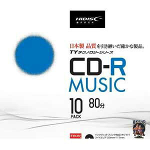 HIDISC ypCD-R 700MB 10pbN TYCR80YMP10SC