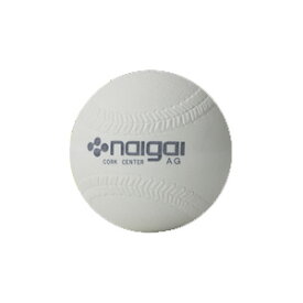 ナイガイソフトボ-ル2ゴウ1P ナイガイ ソフトボール 検定2号（ホワイト） naigai-rubber ナイガイソフトボール