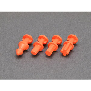 ウェーブ シリコーンゴム型用 ホールド&ガイドダボピン(M)オレンジ【CS-022】