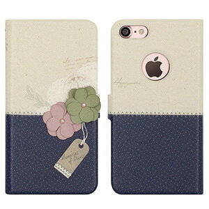 Happymori iPhone 8/ 7p 蒠^P[X [YIup _CA[i_[Nu[j Memories of Paris Diary HM8233I7